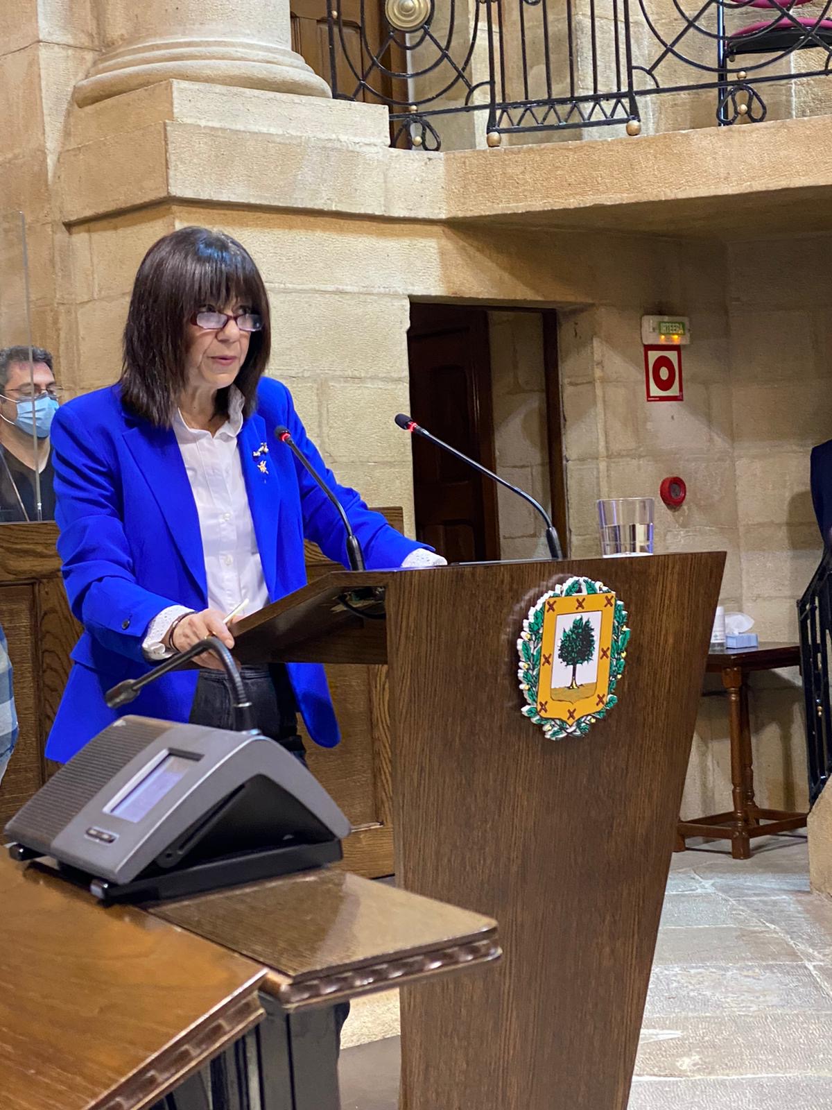 Ana Berta Campo, pleno Gernika octubre